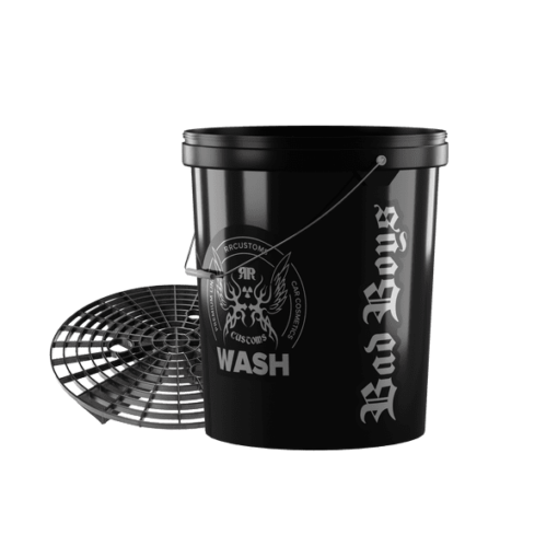 Black Wash Detailing Bucket With Grit Guard