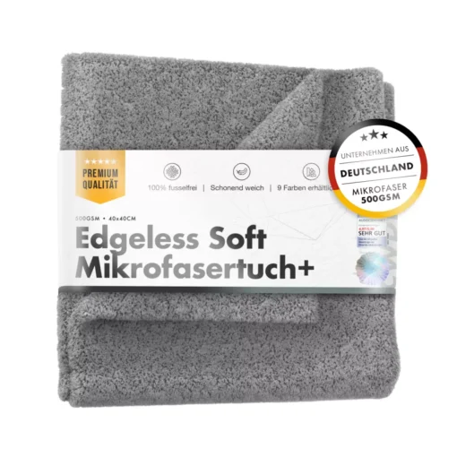 ChemicalWorkz Edgeless Soft Touch Mikrofiberklud 500GSM Grå 40×40cm