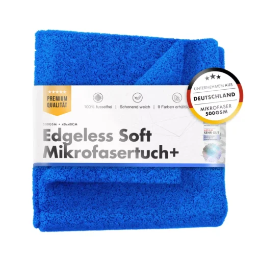 ChemicalWorkz Edgeless Soft Touch Mikrofiberklud 500GSM Blå 40×40cm