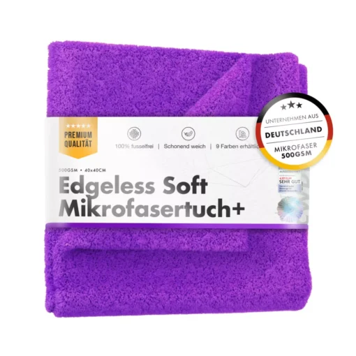 ChemicalWorkz Edgeless Soft Touch Mikrofiberklud 500GSM Blå 40×40cm