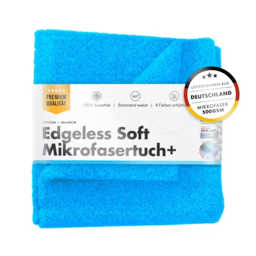 ChemicalWorkz Edgeless Soft Touch Mikrofiberklud 500GSM Lys Blå 40×40cm