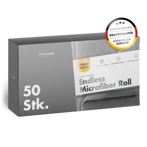 chemicalworkz Endless Microfiber Roll Grå 250GSM 30x30cm 50stk.