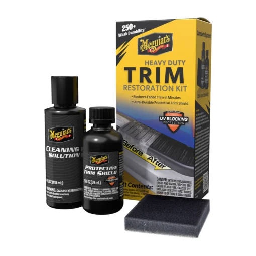 Meguiars Heavy Duty Trim Restoration Kit Plastfornyer Sæt