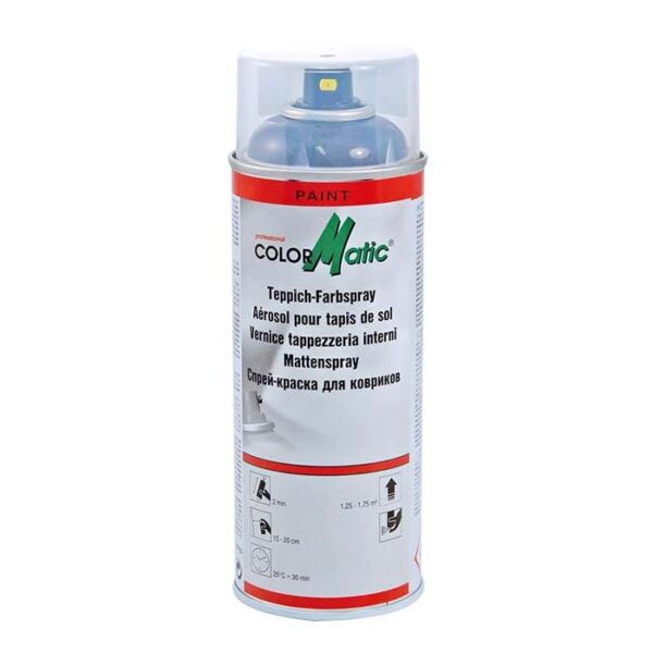 COLORMATIC TEKSTILSPRAY 369056 TIL BILMÅTTER OG TÆPPER, SORT - 400 ML
