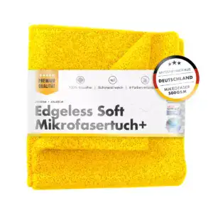 ChemicalWorkz Edgeless Soft Touch Mikrofiberklud 500GSM Gul 40×40cm
