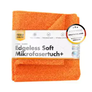 ChemicalWorkz Edgeless Soft Touch Mikrofiberklud 500GSM Orange 40×40cm