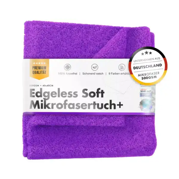 ChemicalWorkz Edgeless Soft Touch Mikrofiberklud 500GSM Violet 40×40cm