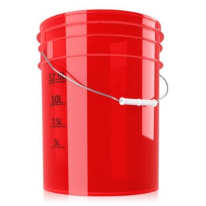 Chemicalworkz Performance Buckets 19L Rød Transparent