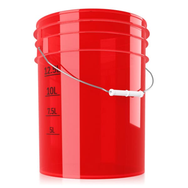 Chemicalworkz Performance Buckets 19L Rød Transparent