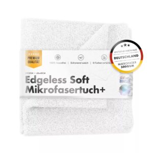 ChemicalWorkz Edgeless Soft Touch Mikrofiberklud 500GSM hvid 40×40cm