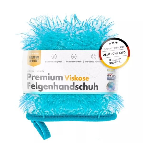 ChemicalWorkz Wheel Mitt 1400GSM – Turkis 15×15 cm - Billede 2