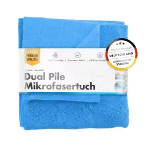 ChemicalWorkz Dual Pile Mikrofiberklud – 350 GSM, Blå, 40×40 cm