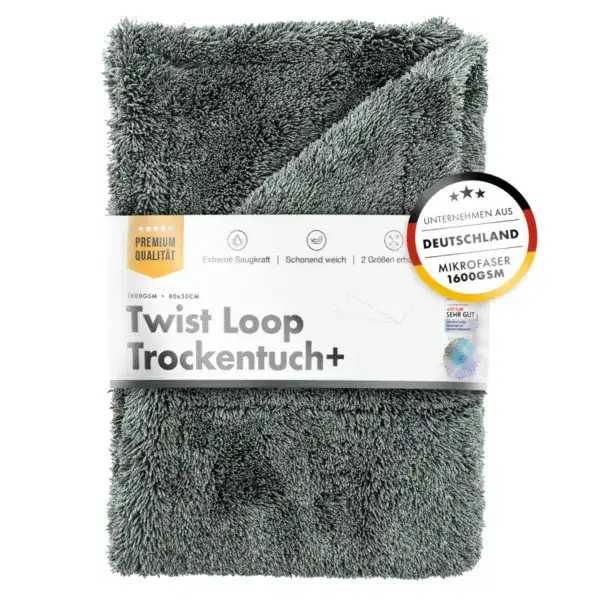 ChemicalWorkz Premium Twisted Håndklæde – 1600 GSM Grå (50×80 cm)