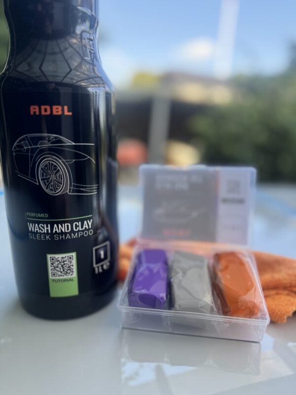 Kombi-tilbud – ADBL Clay Bar Rainbow Set + ADBL Wash and Clay 1 L