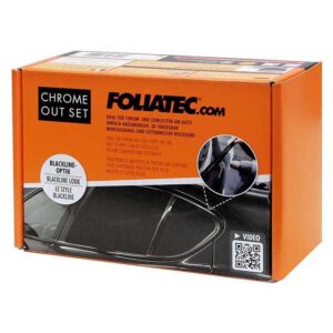 Foliatec Chrome Delete Folie Sæt – Sort Glans 5 cm x 15 m