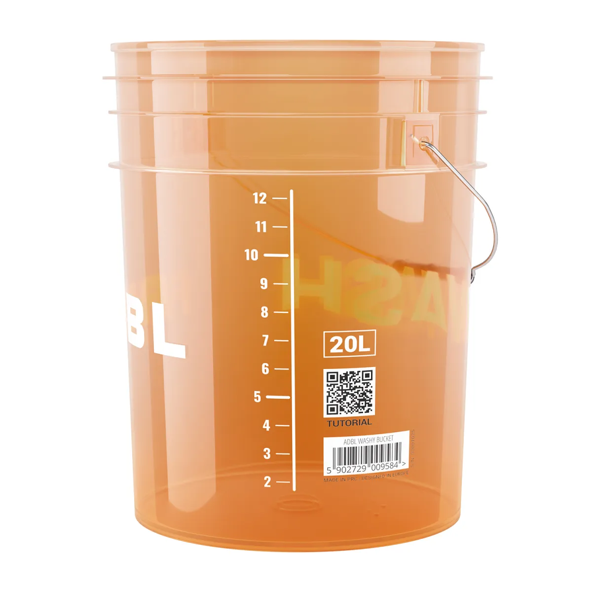 ADBL Washy Bucket vaskespand orange 20L