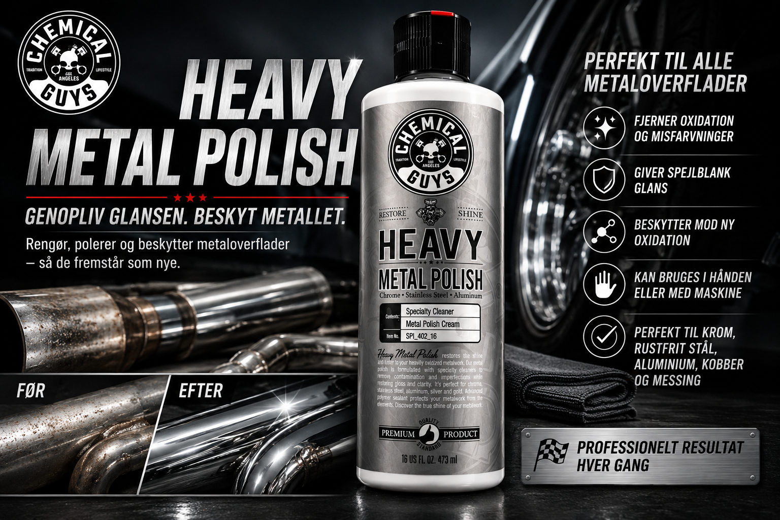 Chemical Guys Heavy Metal – Metalpolish 473ml